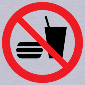 P022 Prohibition: No eating or drinking